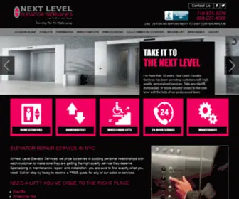 Nextlevelelevator.com(New York City Elevator Repair and Service) Screenshot