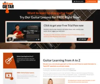 Nextlevelguitar.com(Free Guitar Lessons) Screenshot