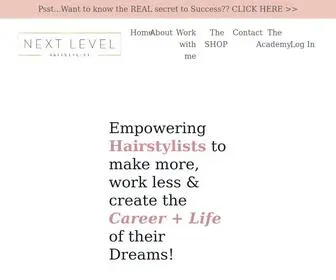 Nextlevelhairstylist.com(Hairstylist Business Coaching) Screenshot