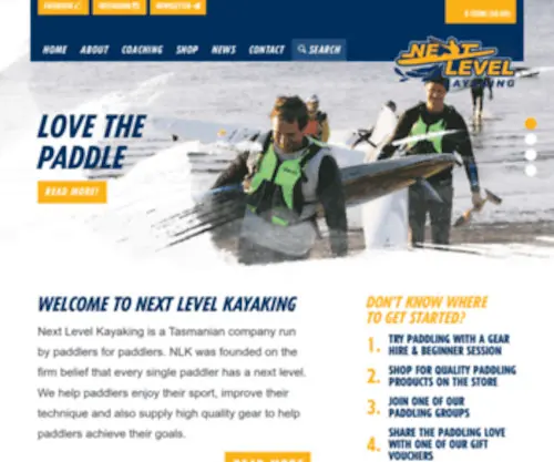 Nextlevelkayaking.com.au(Next Level Kayaking) Screenshot