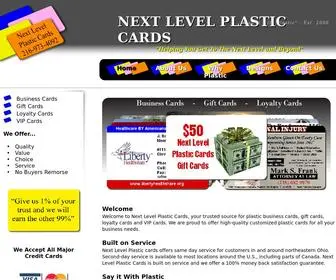 Nextlevelplasticcards.com(Next Level Plastic Cards) Screenshot