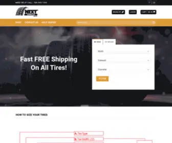 Nextleveltires.com(Next Level Tires) Screenshot