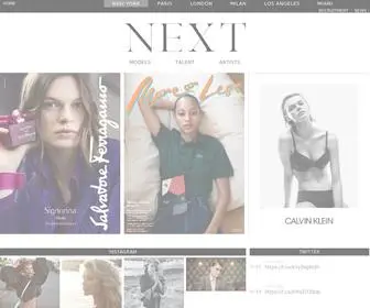 Nextmanagement.com(Next Model Management) Screenshot