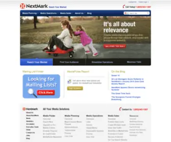 Nextmark.org(Tools for Media Planning) Screenshot