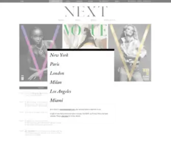 Nextmodels.com(Next Model Management) Screenshot