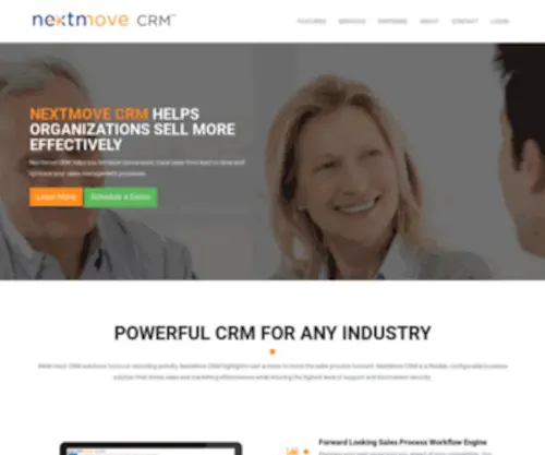 Nextmovecrm.com(NextMove CRM for Industry) Screenshot