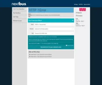 Nextmuni.com(NextBus provides real) Screenshot