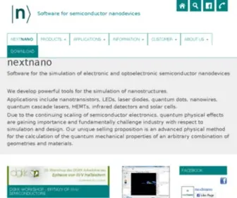 Nextnano.de(Software for semiconductor nanodevices) Screenshot