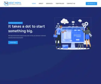 Nextnova.tech(Your creative web development partner) Screenshot