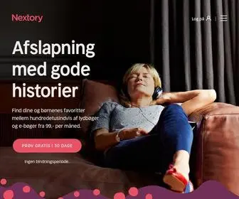 Nextory.dk(E-bøger &amp; lydbøger) Screenshot