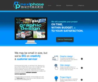 Nextphasemultimedia.com(Graphic & Web Design) Screenshot