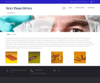 Nextphaseopticalmaterials.com(Next phase) Screenshot