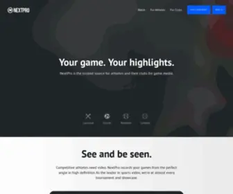 Nextpro.com(Your Sports Media Platform) Screenshot