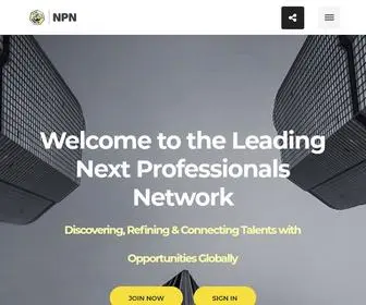 Nextprofessionalsnetwork.com(Next Professionals Network) Screenshot