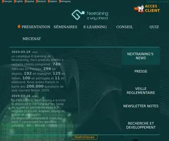 Nextraining.com(NEXTRAINING, a way ahead) Screenshot