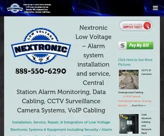 Nextronicsystems.com(Alarm Systems & Monitoring) Screenshot