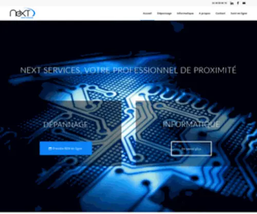 Nextservices.fr(NeXT Services) Screenshot