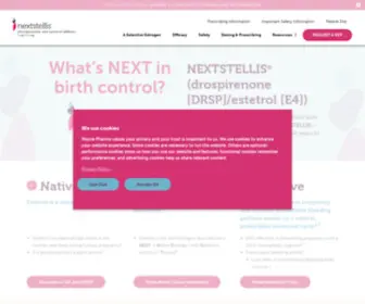 Nextstellis.com(NEXTSTELLIS® (DRSP/E4)) Screenshot