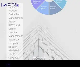 Nextstep.pk(Web-based Lab & Hospital Software) Screenshot