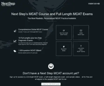 Nextstepmcat.com(Nextstepmcat) Screenshot