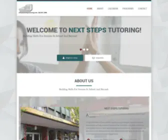 Nextstepstutoring.com(Next Steps Tutoring) Screenshot