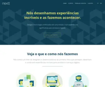 Nextt.com.br(Consultoria em experiência do usuário e desenvolvimento front) Screenshot