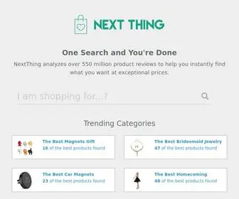 Nextthing.co(Best comparison shopping site) Screenshot
