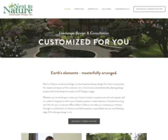 Nexttonaturelandscapedesign.com(Next to Nature) Screenshot