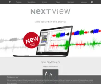 Nextview.de(Messsoftware für Messdatenerfassung über via USB) Screenshot