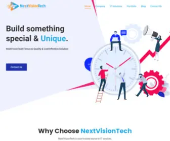 Nextvisiontech.com(IT Services & Solutions) Screenshot