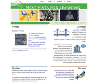 Nextvista.org(Next Vista for Learning) Screenshot