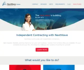 Nextwaveathome.com(NextWave) Screenshot