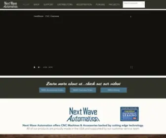 Nextwaveautomation.com(NextWave CNC) Screenshot