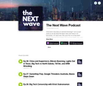 Nextwavepodcast.com(The Next Wave Podcast) Screenshot