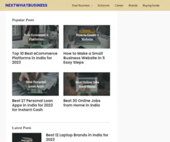 Nextwhatbusiness.com(Nextwhatbusiness) Screenshot