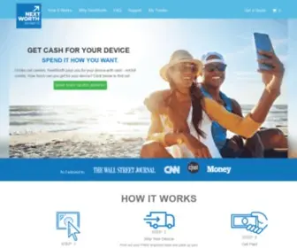 Nextworth.com(Sell Used SmartPhones and Electronics) Screenshot