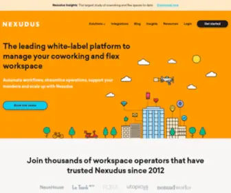 Nexudus.com(The best software for managing coworking and flexible workspaces) Screenshot