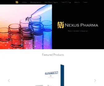 Nexus-Pharma.com(Nexus Pharma) Screenshot