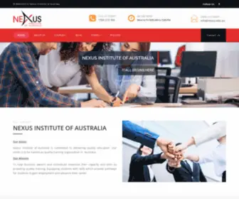 Nexus.edu.au(Nexus Education) Screenshot