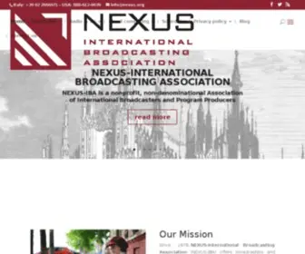 Nexus.org(NEXUS-International Broadcasting Association) Screenshot