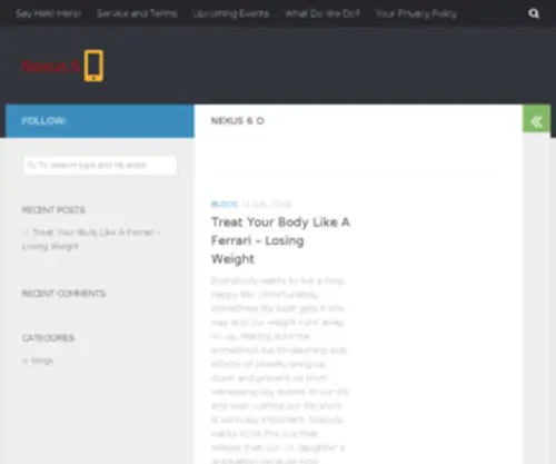 Nexus6O.com(Google Nexus 6 Release Date) Screenshot