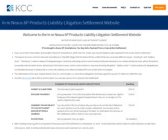 Nexus6Psettlement.com(In re Nexus 6P Products Liability Litigation Settlement Website) Screenshot