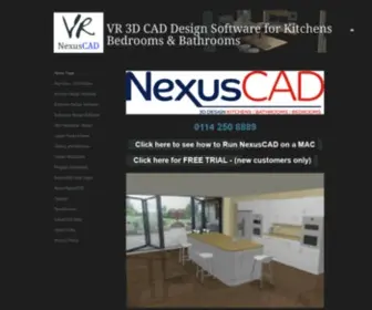 Nexuscad.com(NexusCAD Design Software) Screenshot