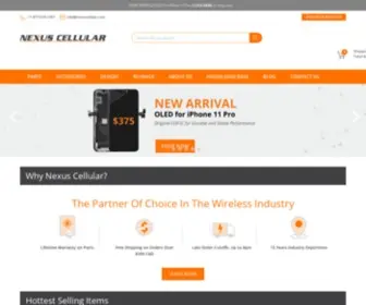 Nexuscellular.com(Nexus Cellular) Screenshot