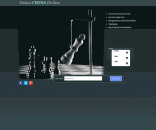 Nexuschess.com(Nexus Chess) Screenshot