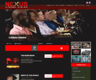 Nexuscinemadining.com(Nexus Cinema Dining) Screenshot