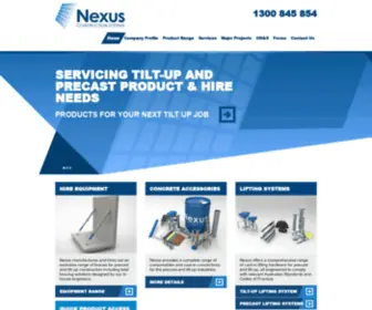 Nexuscs.com.au(Nexus Construction Systems) Screenshot