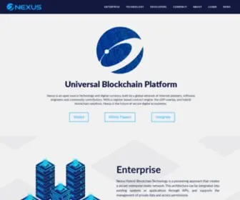 Nexusearth.com(Universal Blockchain) Screenshot