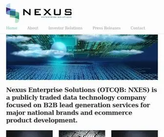 Nexusenterprisesolutions.com(Nexus Enterprise Solutions (OTCQB: NXES)) Screenshot
