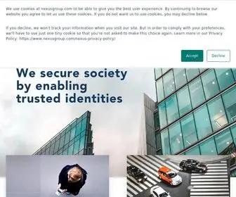 Nexusgroup.com(Identity solutions) Screenshot